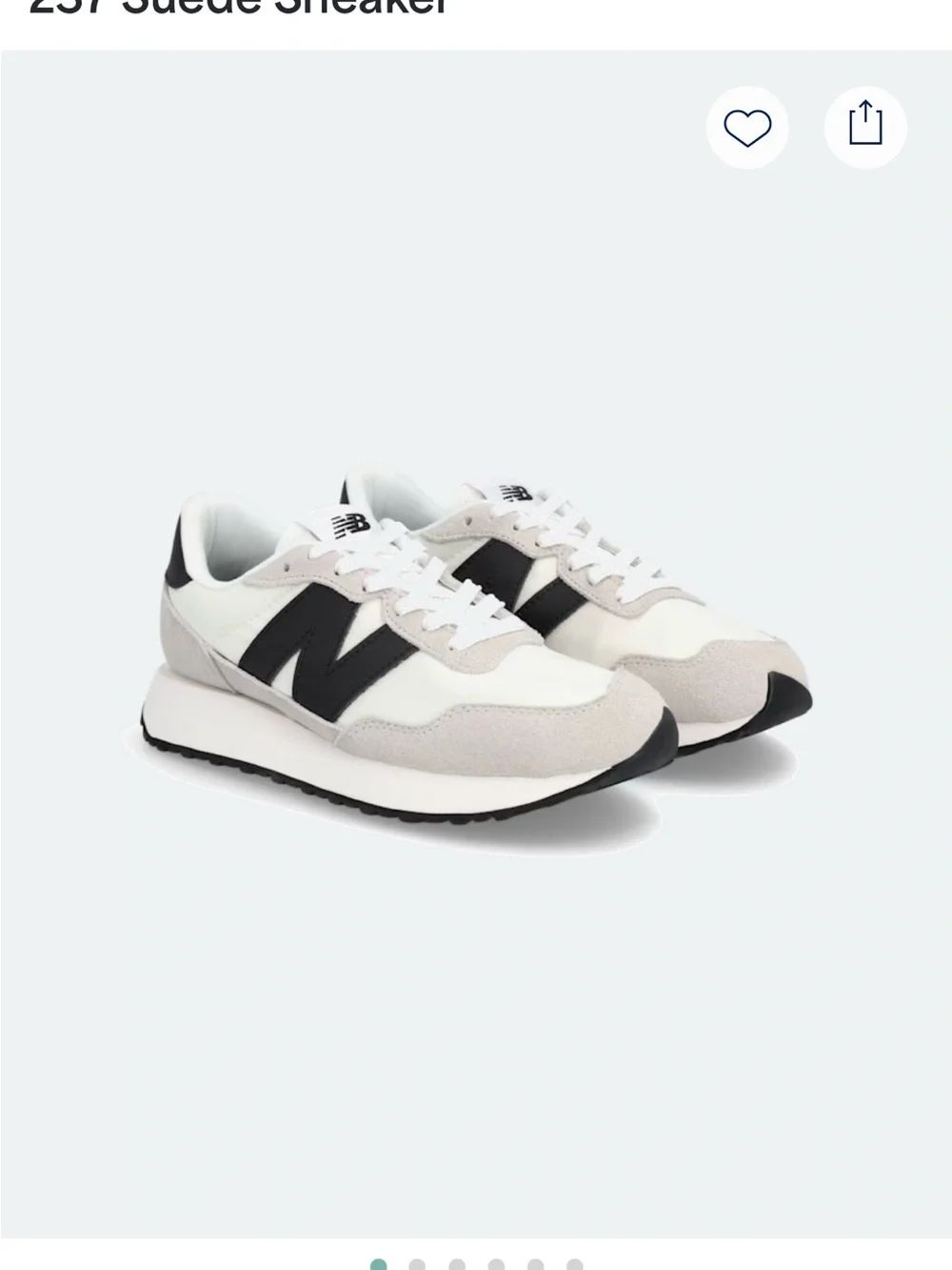 New Balance Women’s White and Black Retro-Style Sneakers